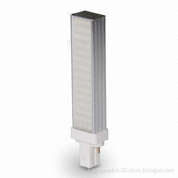 G23 LED Bulb with 100 to 240V/50 to 60Hz Input Voltages, 6.5W Power and 180° Beam Angle